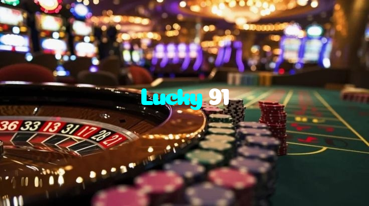 Lucky 91 casino presented on mobile device in Pakistan with slots and live games
